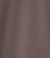 Skies Are Blue Plus Size Brushed Modal Blend Long Sleeve Quarter Zip Top