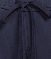 Skies Are Blue Plus High Rise Brushed Modal Blend Drawstring Pants