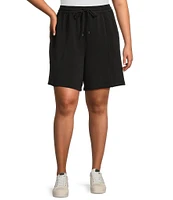 Skies Are Blue Plus Size Brushed Modal Shorts