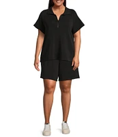 Skies Are Blue Plus Size Brushed Modal Shorts