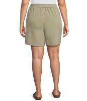 Skies Are Blue Plus Size Brushed Modal Shorts