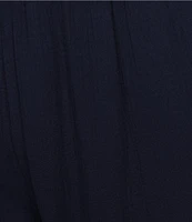 Skies Are Blue Plus Size Double Gauze Wide Leg Pants