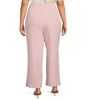 Skies Are Blue Plus Size Straight Leg Pants