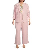 Skies Are Blue Plus Size Straight Leg Pants
