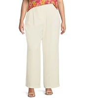 Skies Are Blue Plus Size Straight Leg Pants