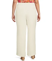 Skies Are Blue Plus Size Straight Leg Pants