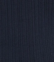 Skies Are Blue Rib Knit High Neck Sleeveless Halter Tank