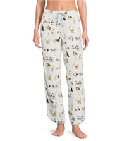 Sleep Sense Cafe Cats Print Coordinating Sleep Pants