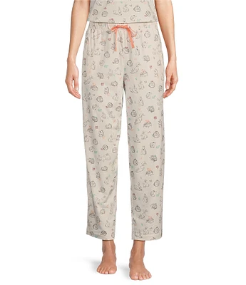 Sleep Sense Forest Animals Print Coordinating Capri Sleep Pants