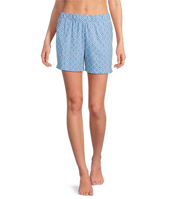 Sleep Sense Knit Geo Print Coordinating Sleep Shorts