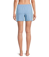 Sleep Sense Knit Geo Print Coordinating Sleep Shorts