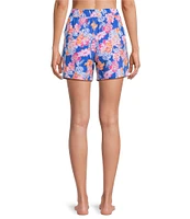 Sleep Sense Knit Happy Floral Print Coordinating Sleep Shorts