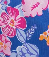 Sleep Sense Knit Happy Floral Print Coordinating Sleep Shorts