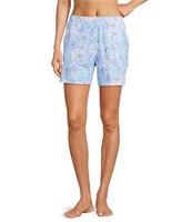 Sleep Sense Knit Multi Ikat Print Coordinating Sleep Short