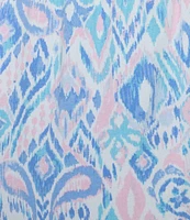 Sleep Sense Knit Multi Ikat Print Coordinating Sleep Short