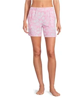 Sleep Sense Knit Summer Shell Print Coordinating Sleep Short