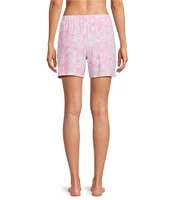 Sleep Sense Knit Summer Shell Print Coordinating Sleep Short
