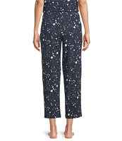 Sleep Sense Moonlight Night Print Coordinating Capri Sleep Pants