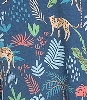 Sleep Sense Safari Print Short Sleeve Scoop Neck Coordinating Sleep Top