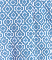 Sleep Sense Short Sleeve Crew Neck Geo Print Knit Nightgown