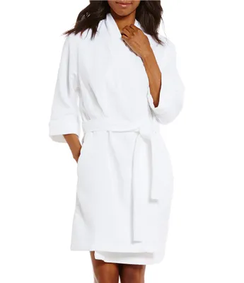 Spa Essentials by Sleep Sense Short Waffle Wrap Robe