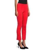 Slim Factor by Investments Coordinating Ponte Knit Ankle Skinny Pants