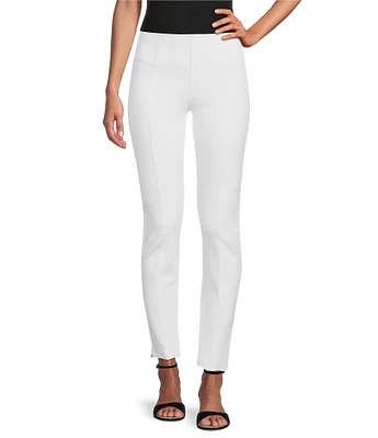 Slim Factor by Investments Coordinating Ponte Knit Ankle Skinny Pants