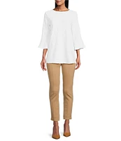 Slim Factor by Investments Coordinating Ponte Knit Ankle Skinny Pants