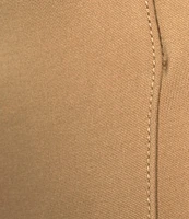 Slim Factor by Investments Ponte Knit No Waist Slim Straight Pants