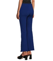 Slim Factor by Investments No Waist Grommet Kick Flare Pants