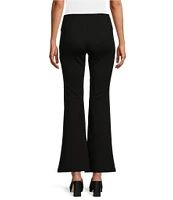 Slim Factor by Investments No Waist Grommet Kick Flare Pants