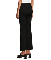 Slim Factor by Investments No Waist Grommet Kick Flare Pants