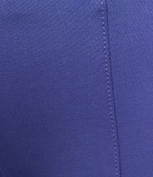 Slim Factor by Investments Plus Size Ponte Knit No Waist Slim Straight Pants