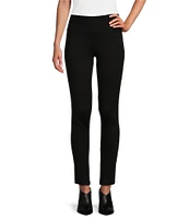 Slim Factor by Investments Ponte Knit Wide Waist Heat Set Leggings