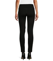 Slim Factor by Investments Ponte Knit Wide Waist Heat Set Leggings