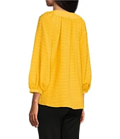 Slim Factor By Investments Sloane V-Neck 3/4 Sleeve Top