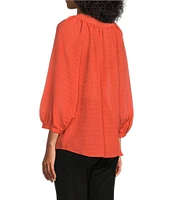 Slim Factor By Investments Sloane V-Neck 3/4 Sleeve Top