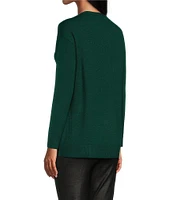 Slim Factor by Investments V-Neck Long Sleeve Sweater