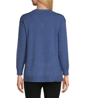 Slim Factor by Investments V-Neck Long Sleeve Sweater