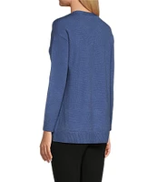 Slim Factor by Investments V-Neck Long Sleeve Sweater