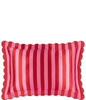 Slip Silk Queen Zippered Pillowcase with Scalloped Edge