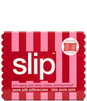 Slip Silk Queen Zippered Pillowcase with Scalloped Edge