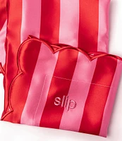 Slip Silk Queen Zippered Pillowcase with Scalloped Edge