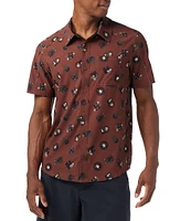 SmartWool Everyday Trail Print Short Sleeve Woven Shirt