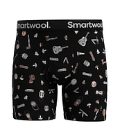 SmartWool Merino 4.75#double; Printed Boxer Brief