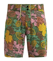 SmartWool Performance Stretch 8#double; Inseam Tropical Print Shorts