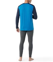 SmartWool Slim Fit Merino Base Layer Color Block Long Sleeve T-Shirt