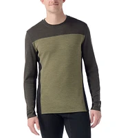 SmartWool Slim-Fit Merino Baselayer Color Block Crew Long-Sleeve T-Shirt