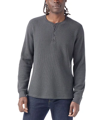 SmartWool Waffle Long Sleeve Henley Shirt