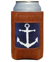 Smathers & Branson Needlepoint Anchor Can Cooler